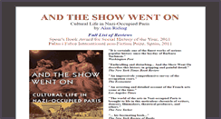 Desktop Screenshot of andtheshowwenton.com